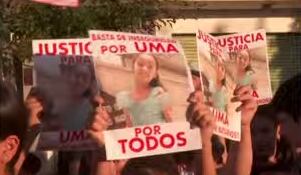 Marcha por el crimen de Umma Aguilera en Lomas de Zamora