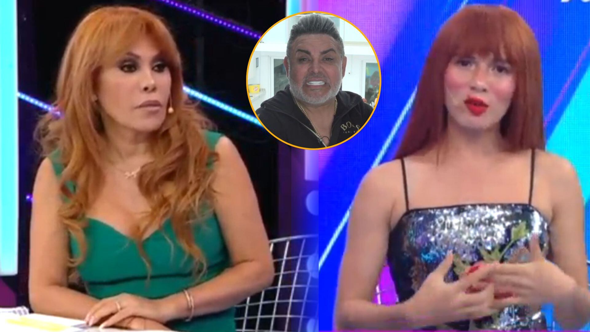 Magaly Medina le pidió disculpas en vivo a 'La Uchulú' por comentarios transfóbicos y advirtió que investigará quien de la producción le dio el DNI a Andrés Hurtado. (Captura: Magaly TV La Firme)