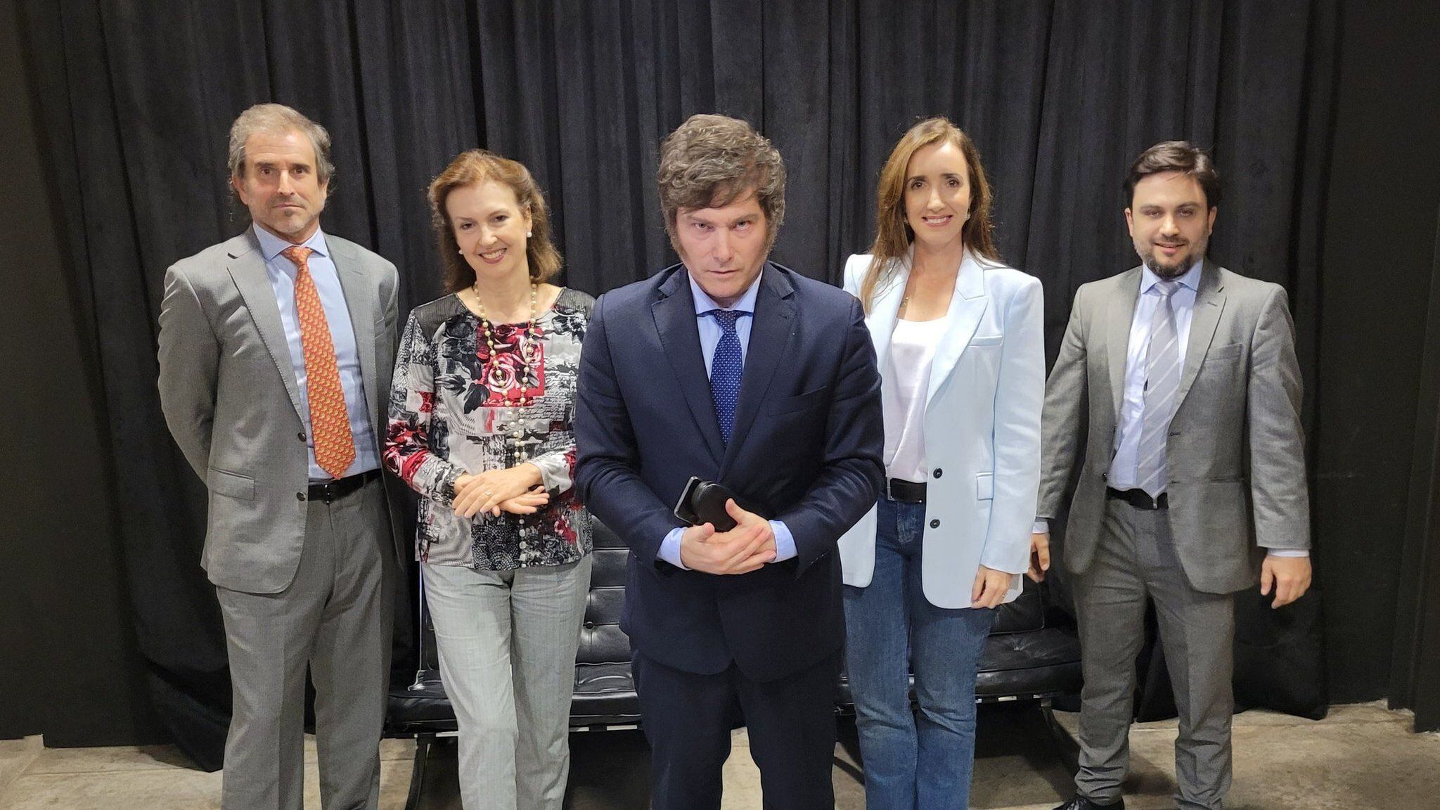 Javier Milei y sus candidatos para las próximas elecciones