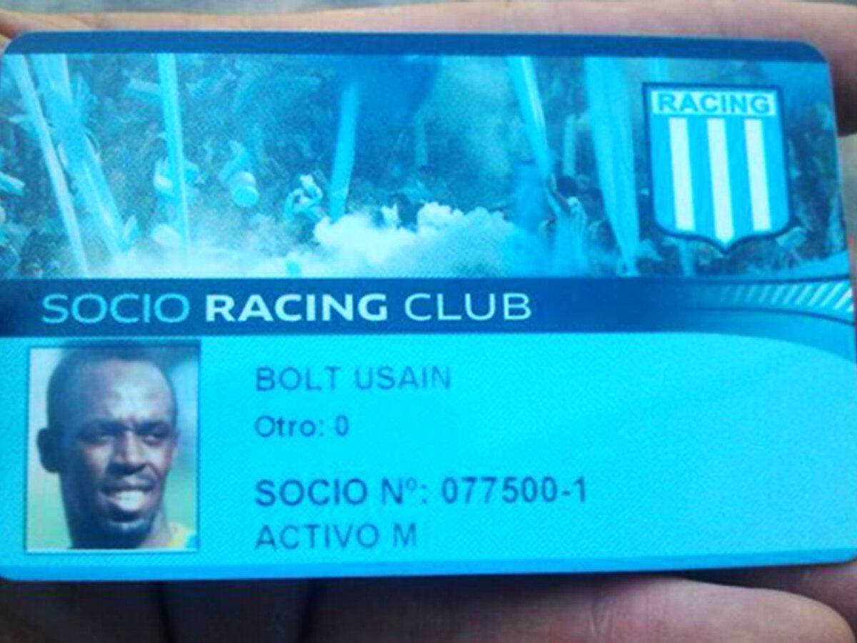 El Dia Que Usain Bolt Se Hizo Hincha De Racing Infobae