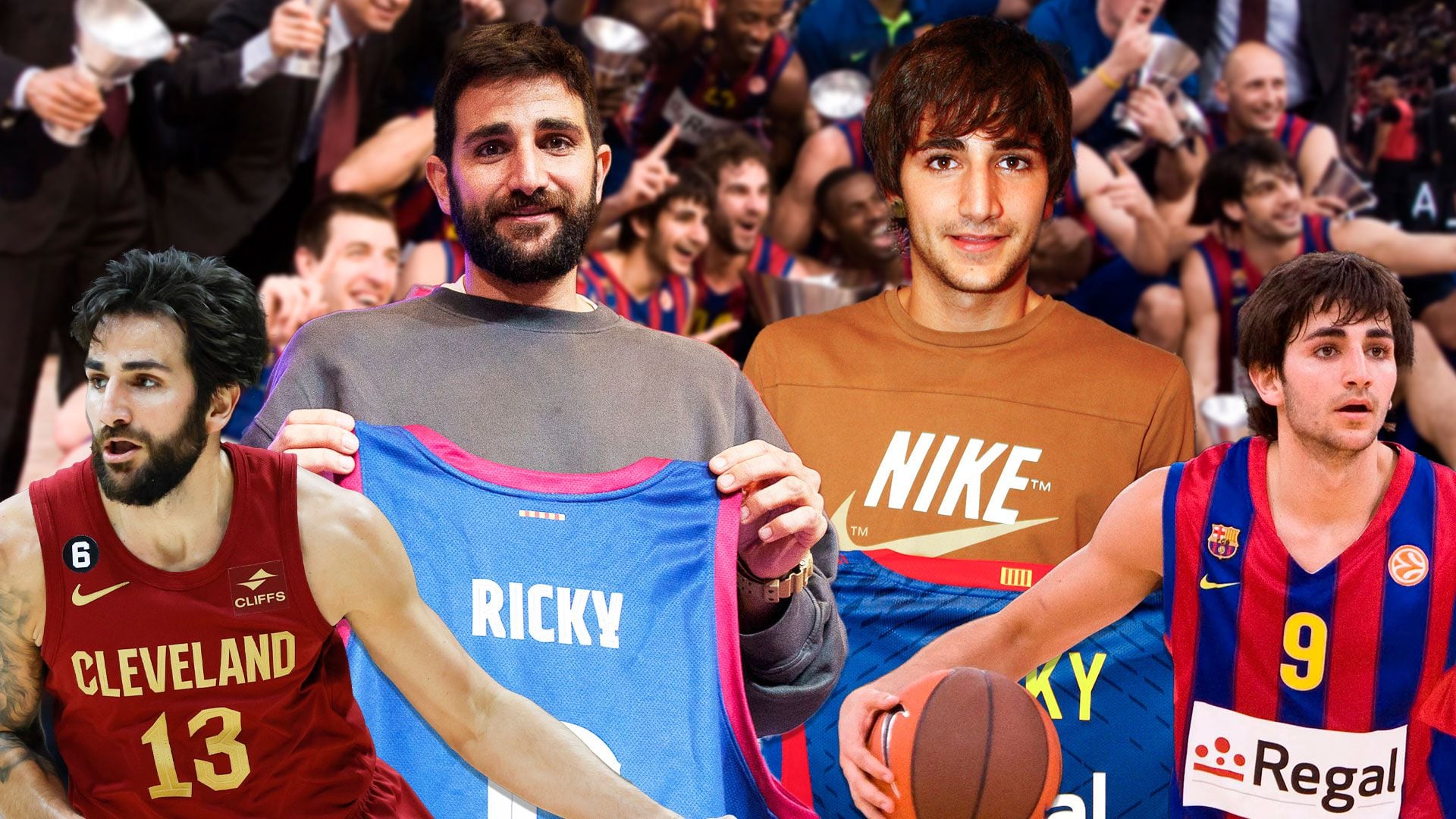 Montaje Ricky Rubio Barça