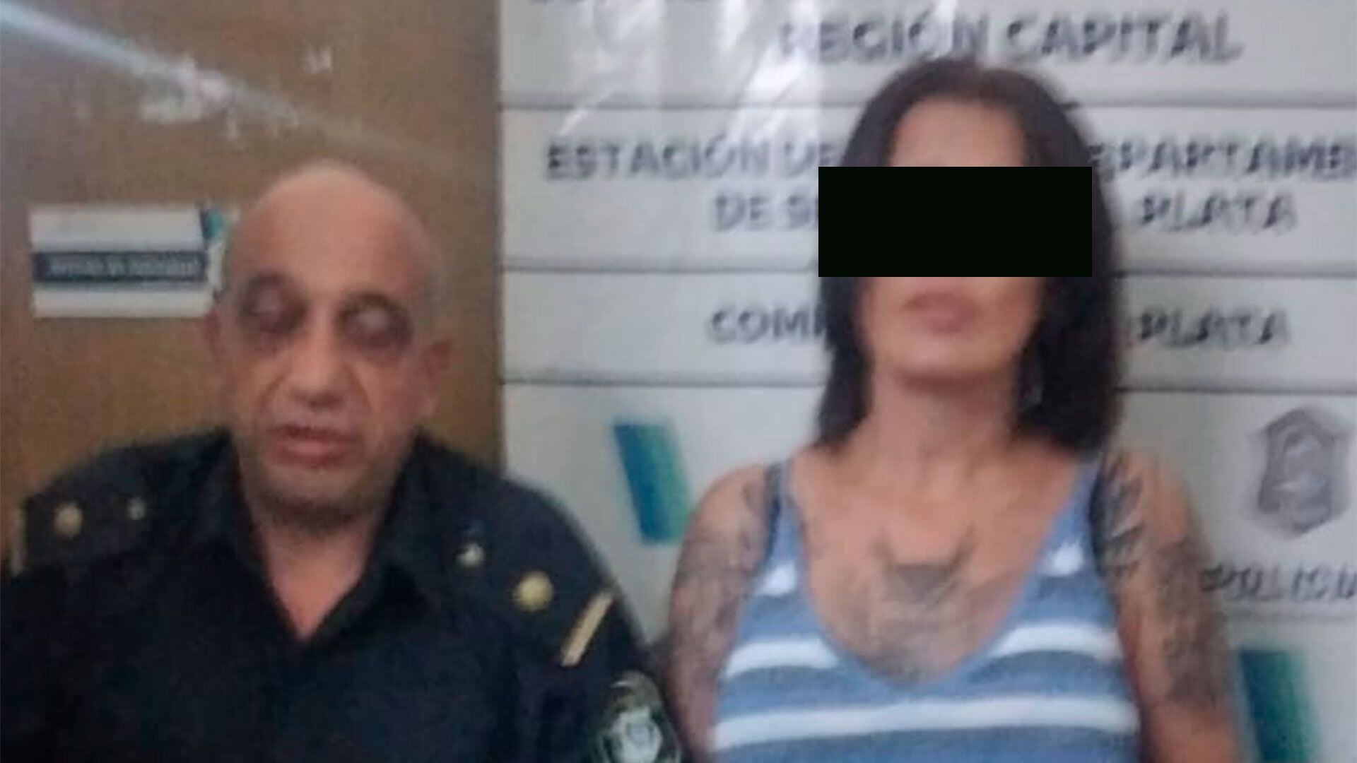 VIUDA NEGRA LA PLATA POLICIA BONAERENSE