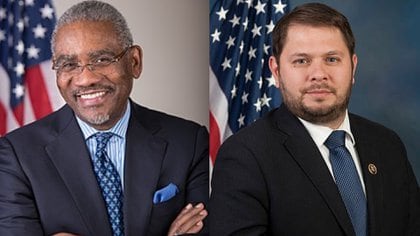 Representative Gregory Meeks is a Democrat representing New York's fifth congressional district in the United States House of Representatives.  Representative Rubén Gallego is a Democrat representing Arizona's seventh congressional district.