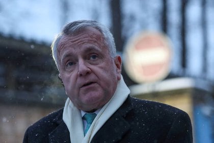 File photo: US Ambassador to Russia John Sullivan speaks to reporters in Moscow, Russia on January 30, 2020.  REUTERS / Evgenia Novozhenina