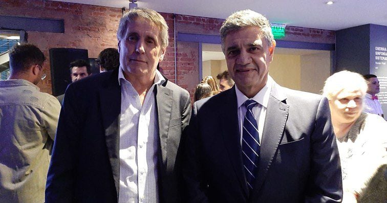 Ricardo Schlieper y Jorge Macri