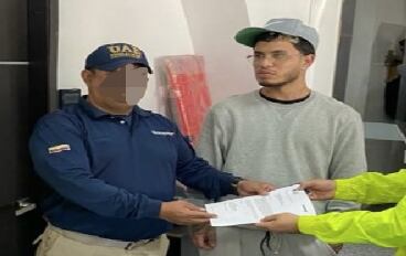 El criminal fue capturado cuando pretendía ingresar al país - crédito Migración Colombia