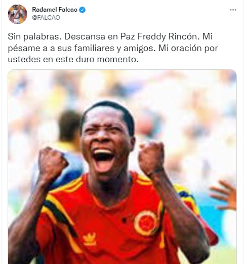 Jugadores de la selección Colombia dan el último adiós a Freddy Rincón