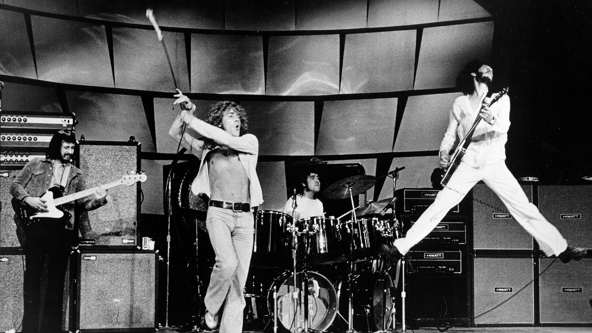 The Who fue uno de las grandes bandas inglesas de la historia. Uno de sus puntales fue la enérgica batería de Moon (Photo by Michael Ochs Archives/Getty Images)
