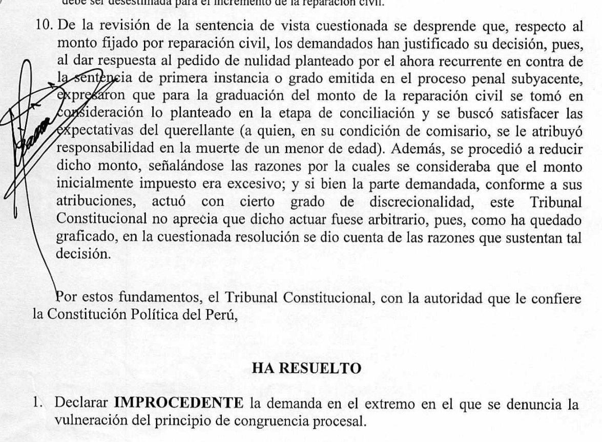 TC rechaza demanda de Alejandro Soto