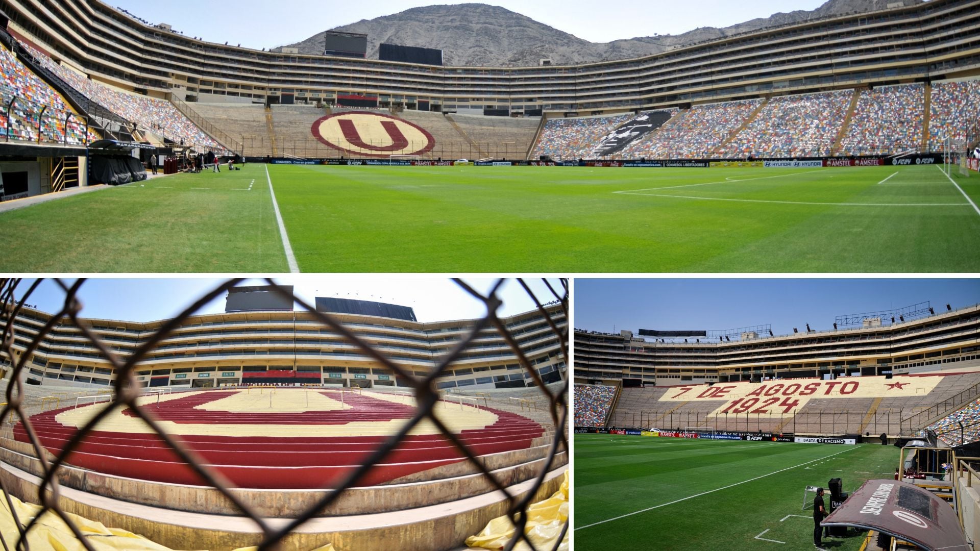 Liga de Quito compartió imágenes del estadio Monumental de Ate, que albergará su partido contra Universitario.