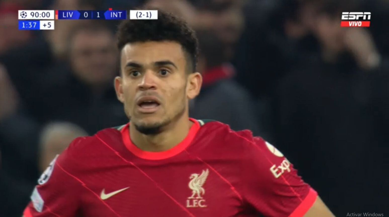 Luis Díaz Se Perdió Gol De Empate En Liverpool Vs Inter Por Octavos