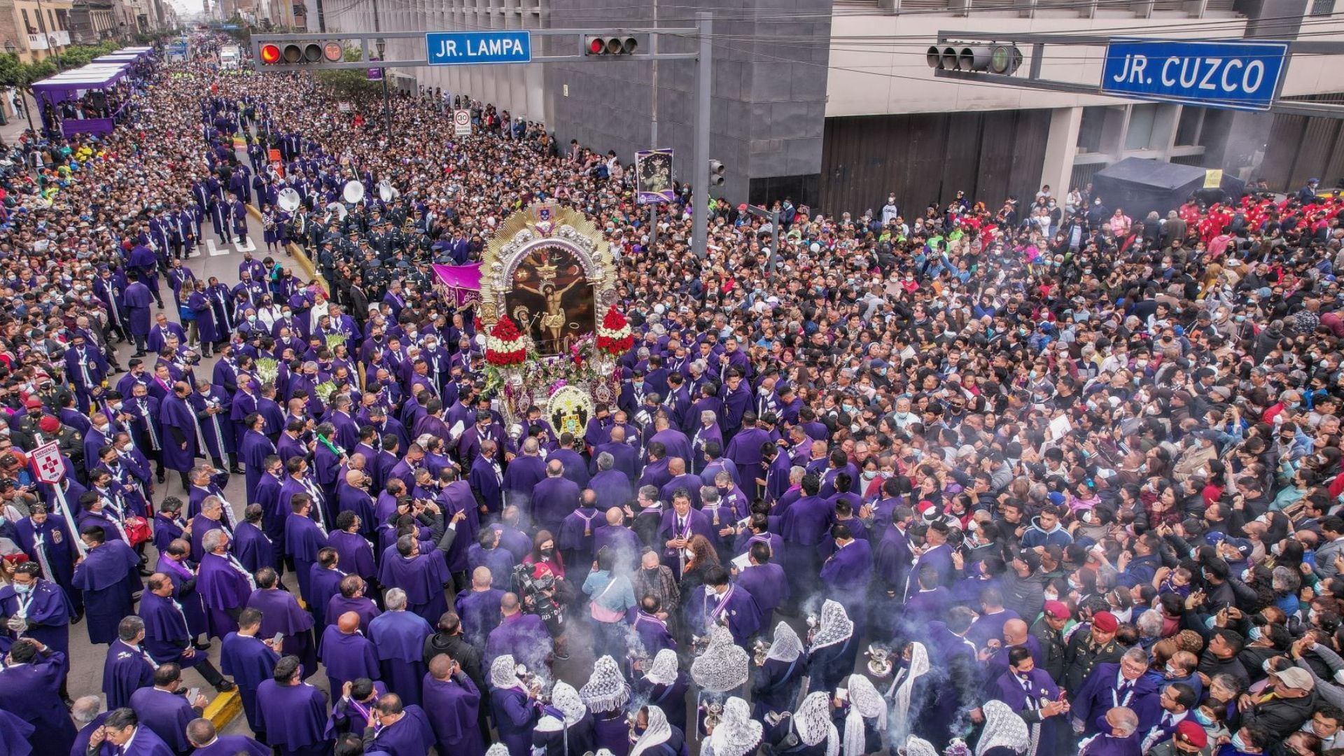 Miles de fieles acompañarán al Señor de los Milagros - Créditos: Andina.