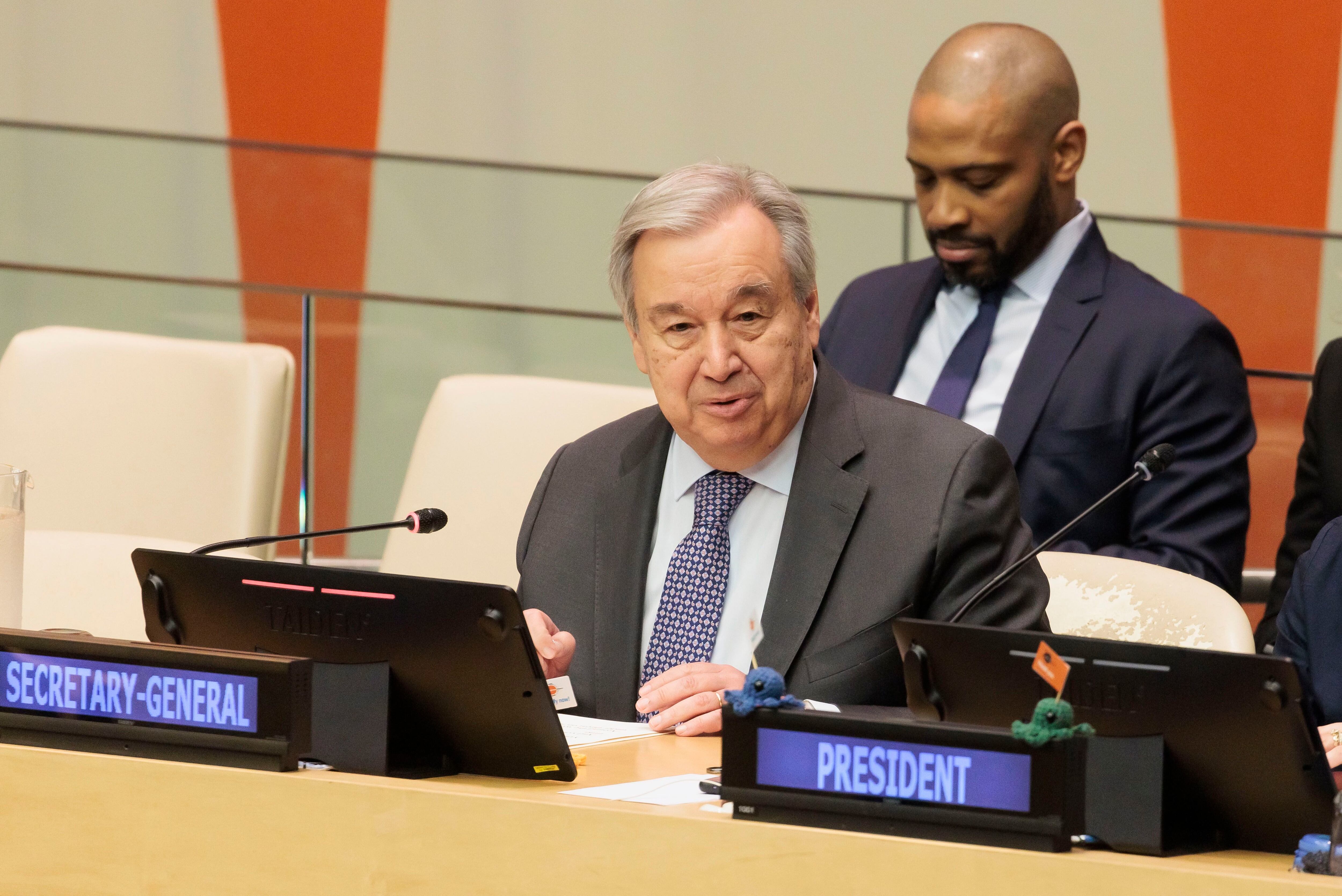 El secretario general de la ONU, António Guterres, expresó su preocupación por la situación en Níger (EFE/Justin Lane)