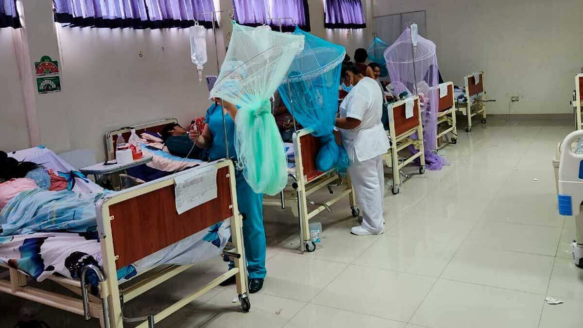 Hospitalizados por dengue en Piura