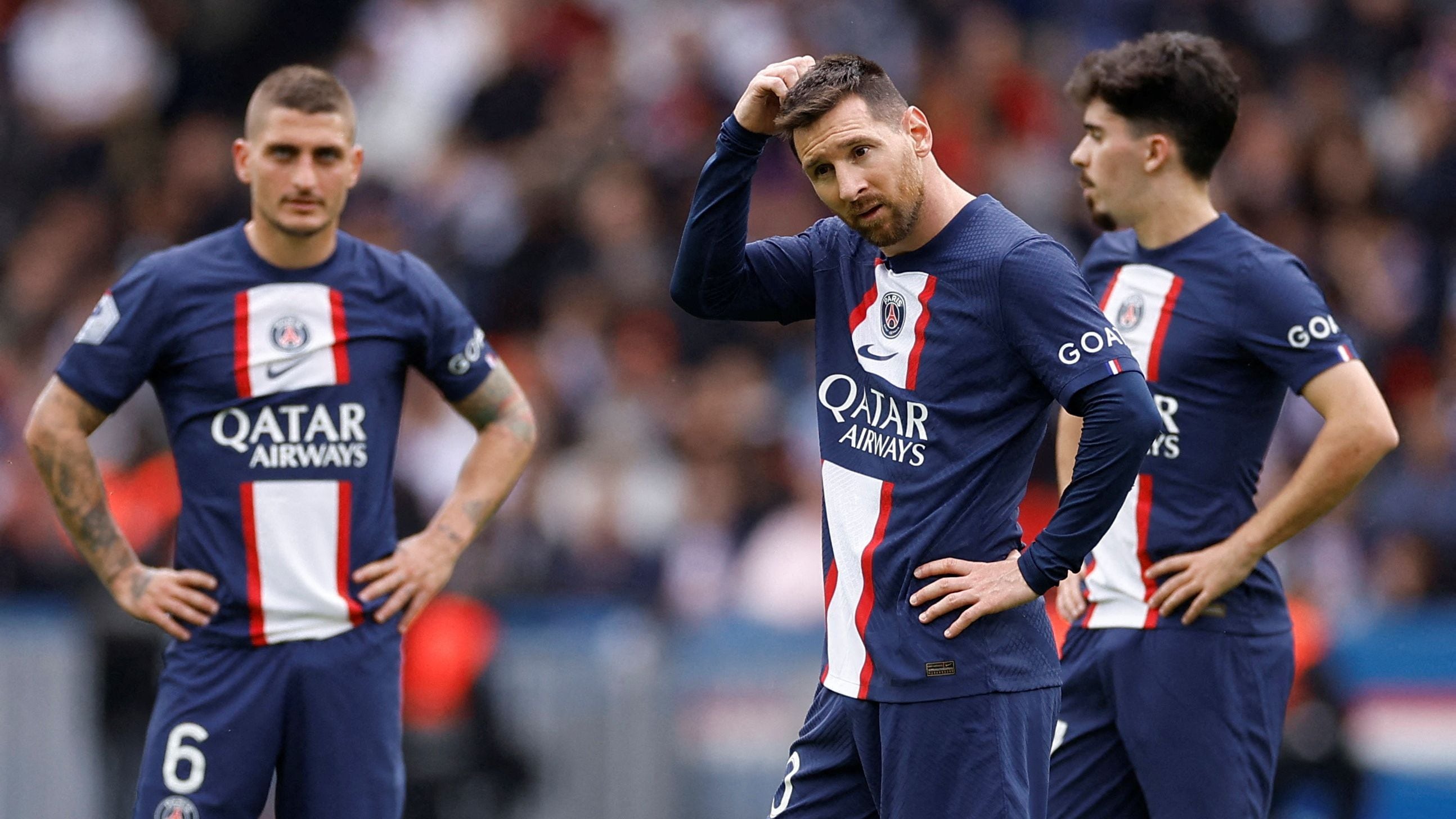 En Paris Saint Germain comenzaron a diagramar el plantel de la próxima temporada sin Lionel Messi (REUTERS/Christian Hartmann)