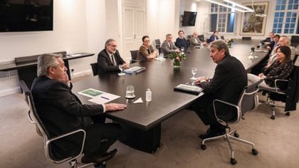 Meses atrás, la reunión del presidente Alberto Fernández con representantes del Consejo Agroindustrial Argentino (Foto: Presidencia)