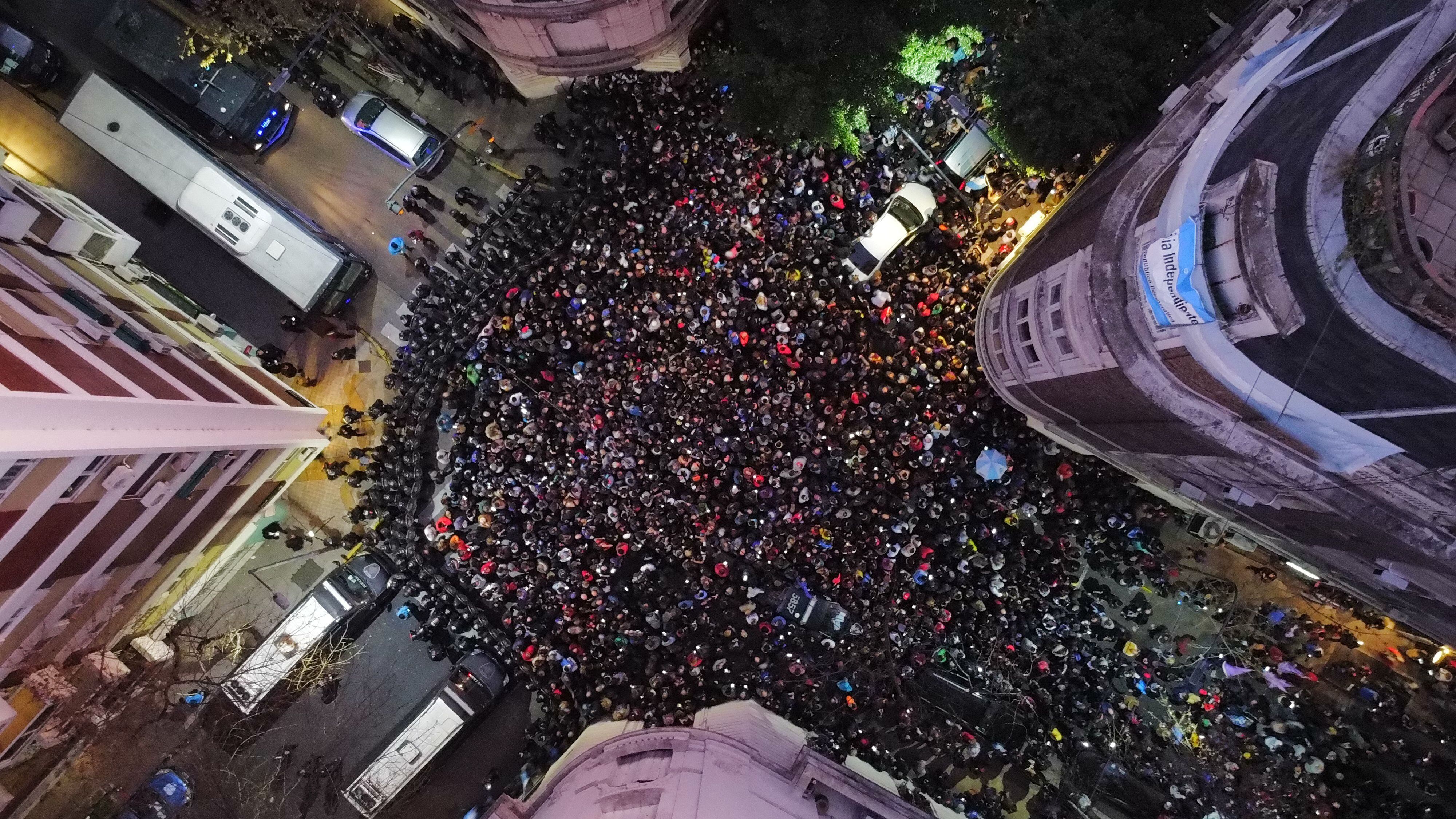 Marcha a favor de cristina kirchner