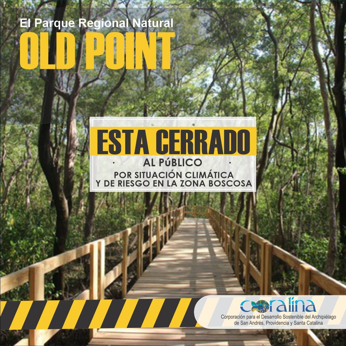 Cierre del  Parque Regional Old Point Mangrove.