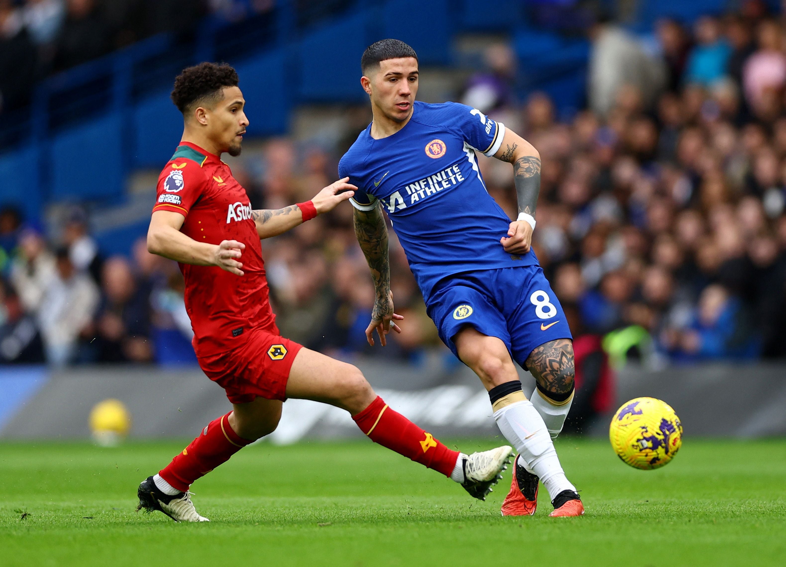 Enzo Fernández está dispuesto a salir de Chelsea (Reuters/Matthew Childs)