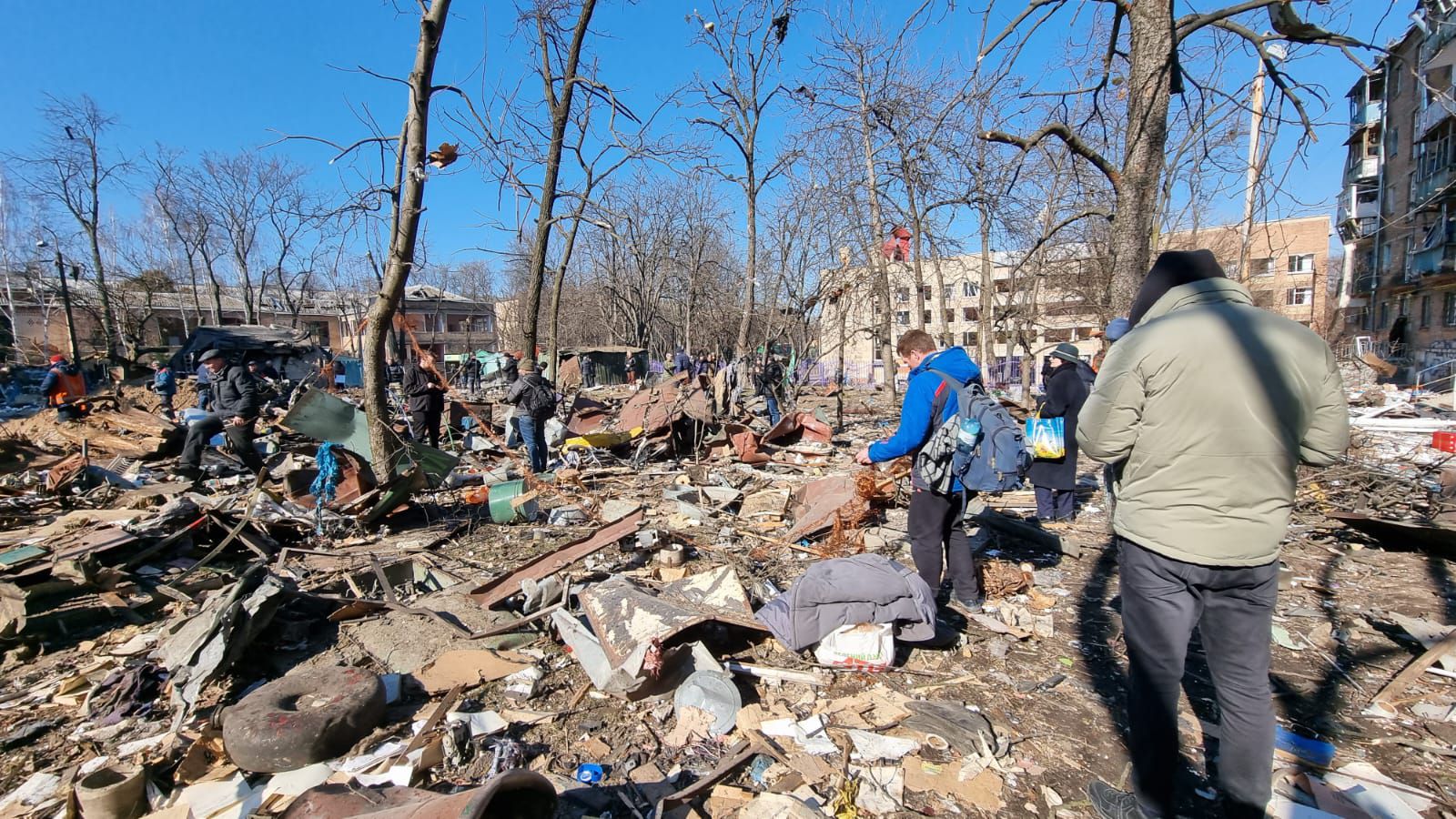 Infobae in Kiev - This is how the city is after a new attack