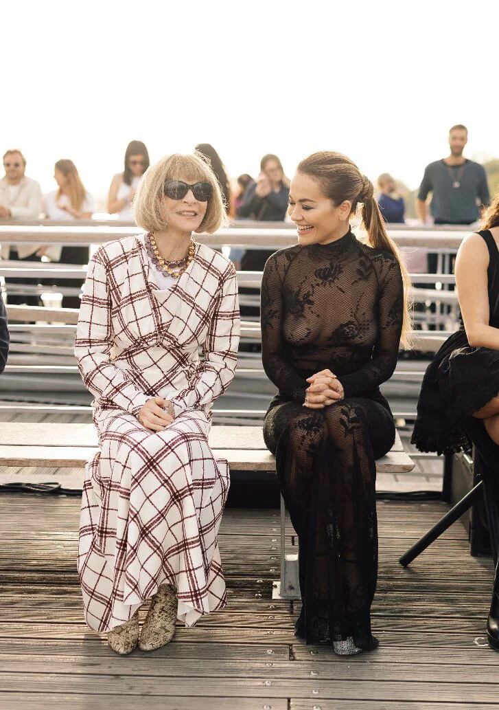 Rita Ora también fue captada con Anna Wintour, editora de Vogue (Foto: Instagram/Rita Ora)