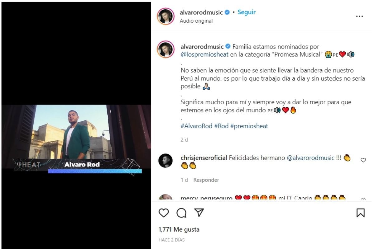 Nomeação de Alvaro Rod. (Foto: Instagram)