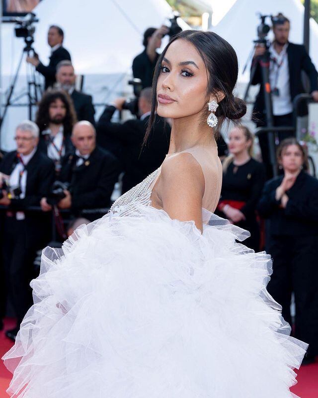 Camila Escribens en el Festival Cannes.