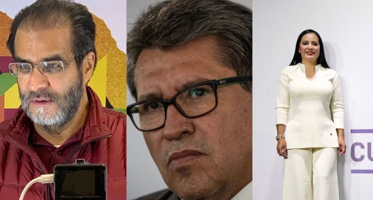 René Bejarano Ricardo Monreal Sandra Cuevas