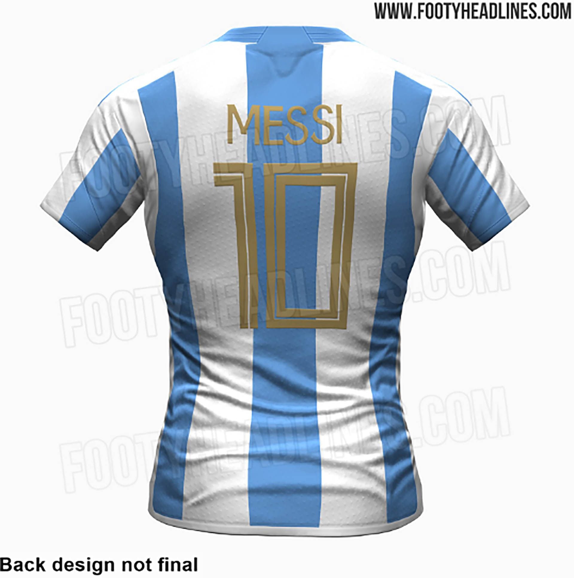 Filtración camiseta Argentina 2023/24