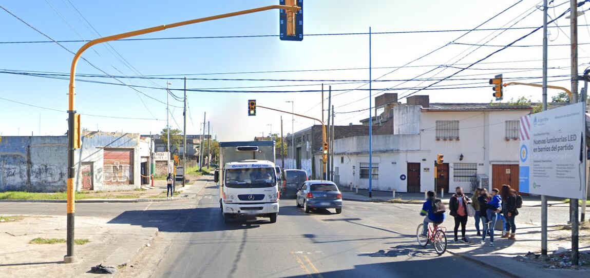 El cruce de Camino General Belgrano y Bulevar de los Italianos, donde interceptaron el auto