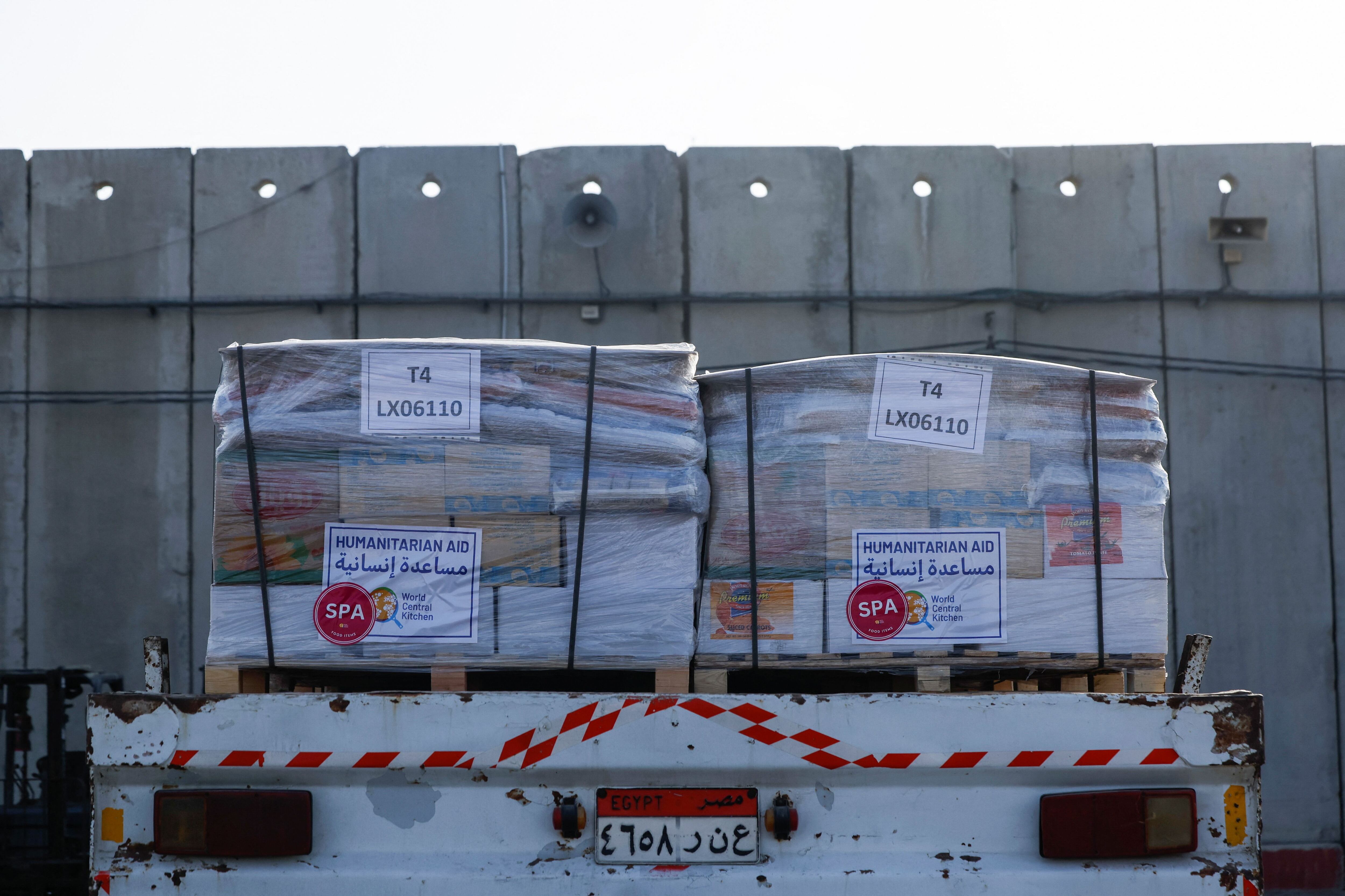 Israel había reabierto el paso de Kerem Shalom a mediados de diciembre, tras las críticas de numerosos organismos internacionales ante la poca ayuda humanitaria que entraba por el paso también sureño de Rafah (REUTERS/Evelyn Hockstein/Pool)