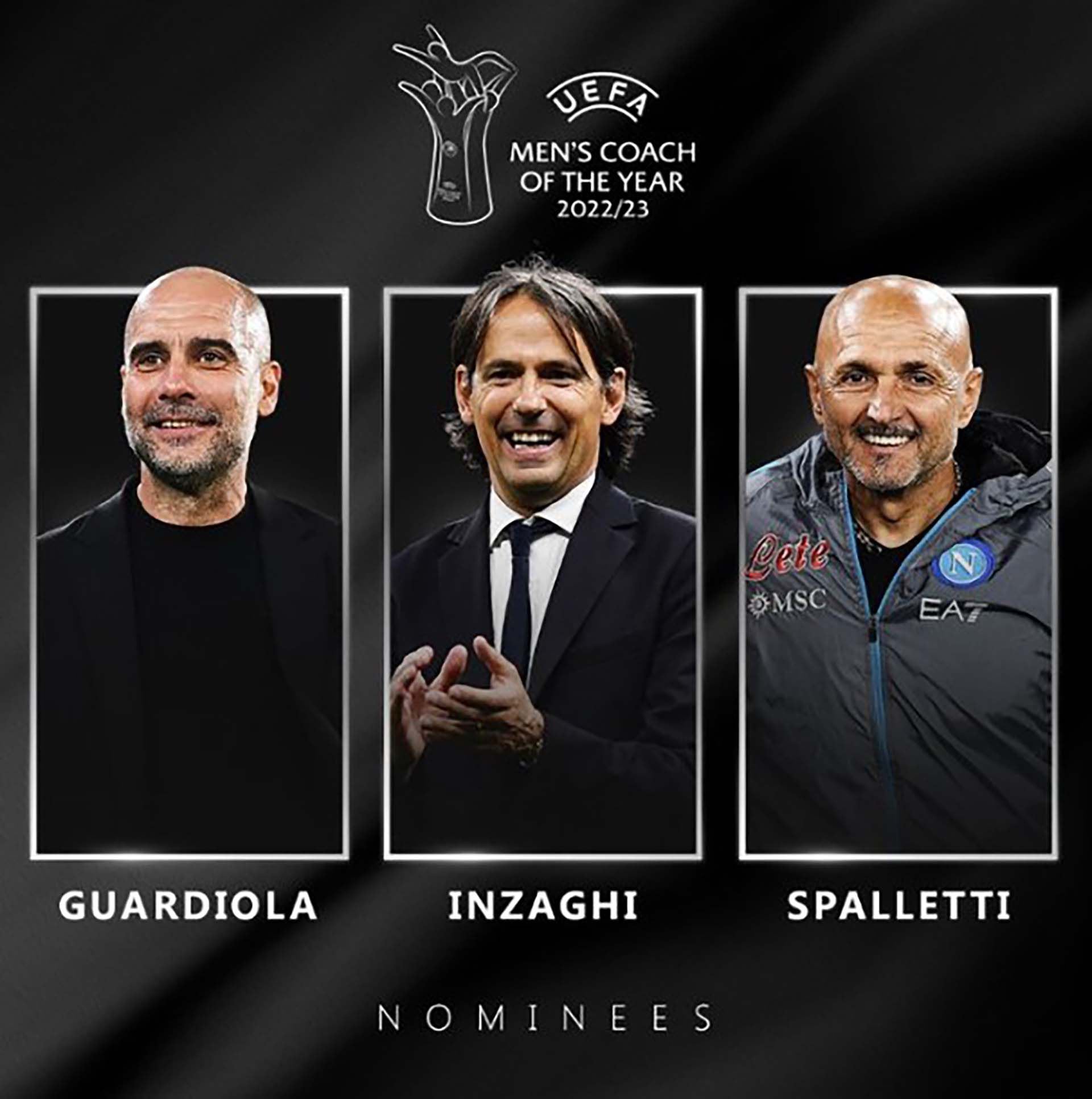 Pep Guardiola le ganó a Simone Inzaghi y Luciano Spalletti
