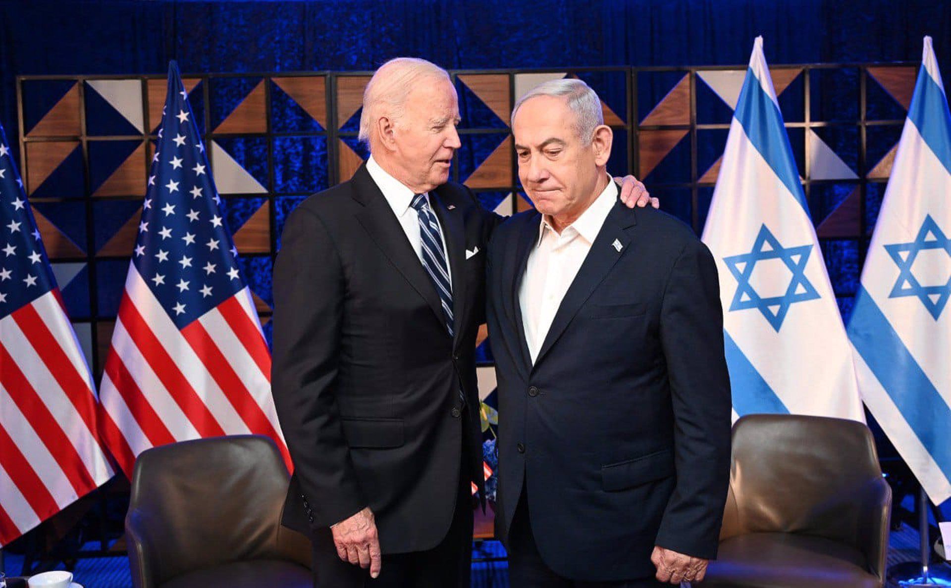 Biden junto a Netanyahu en una reunión en Washington (Europa Press)