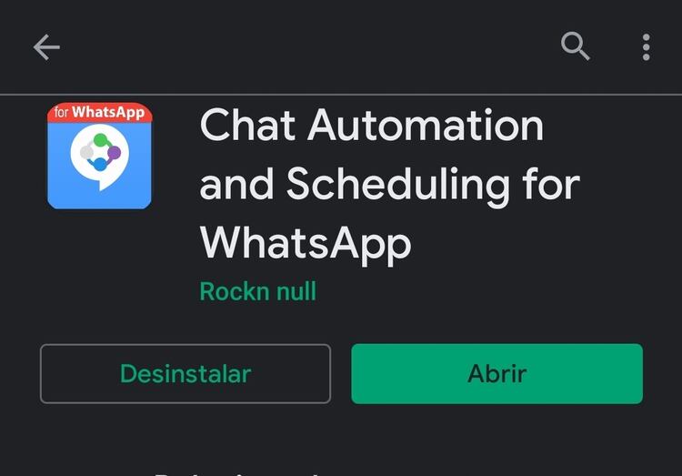 La app permite programar el envío de mensajes en WhatsApp