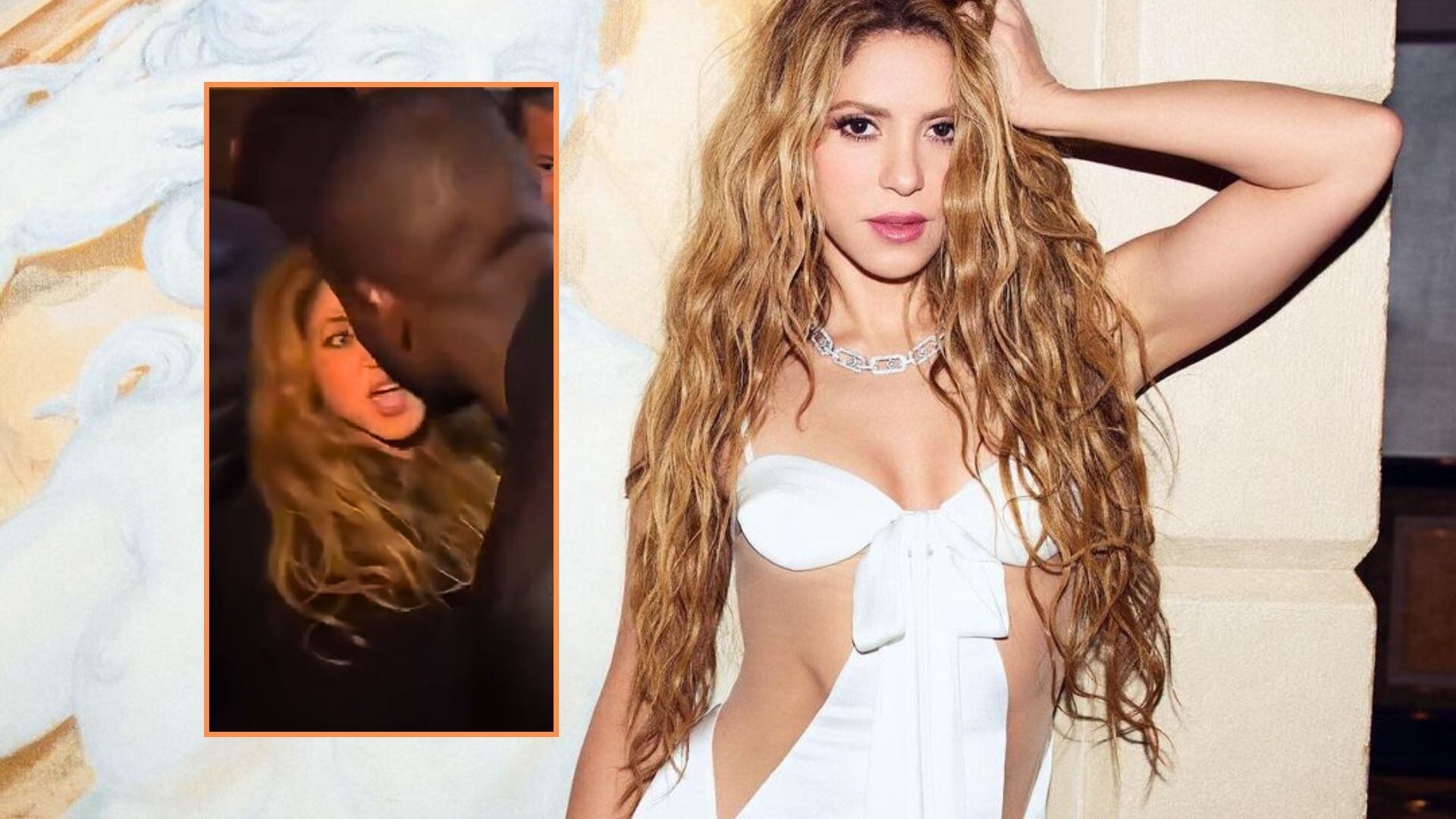 Shakira en un montaje de Infobae Colombia