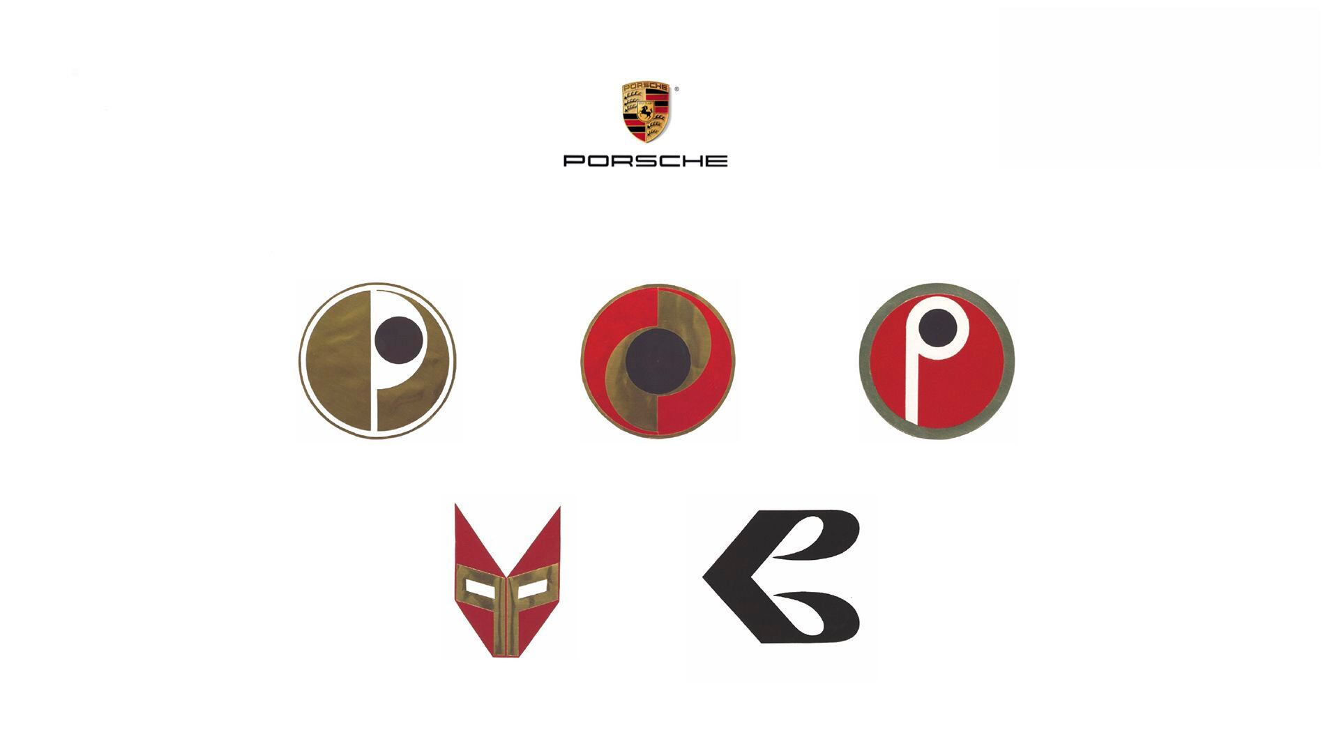 Las propuestas de logo que surgieron en el concurso "Premios Porsche" de 1951, no arrojaron ninguna idea que convenciera a Ferry Porsche