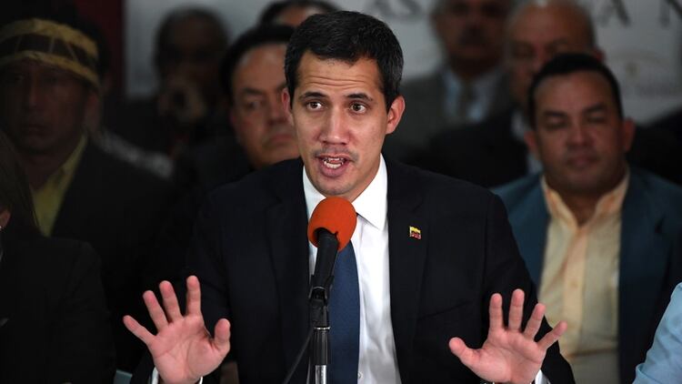 Juan Guaidó, presidente interino de Venezuela (AFP)