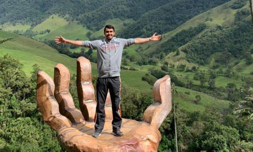 El joven Felipe Tobón, deportista asesinado en el cerro del as Tres Cruces en Cali. Foto: Tomada de Facebook