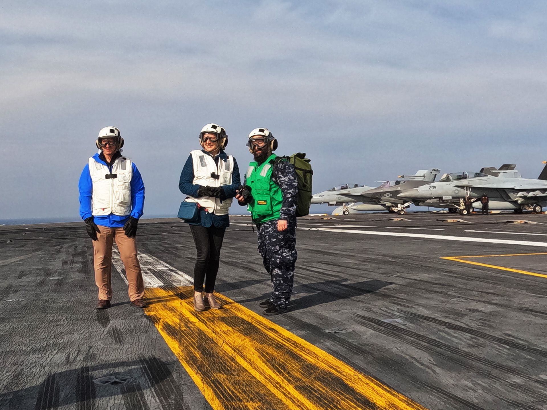 Infobae desde el portaaviones USS George Washington