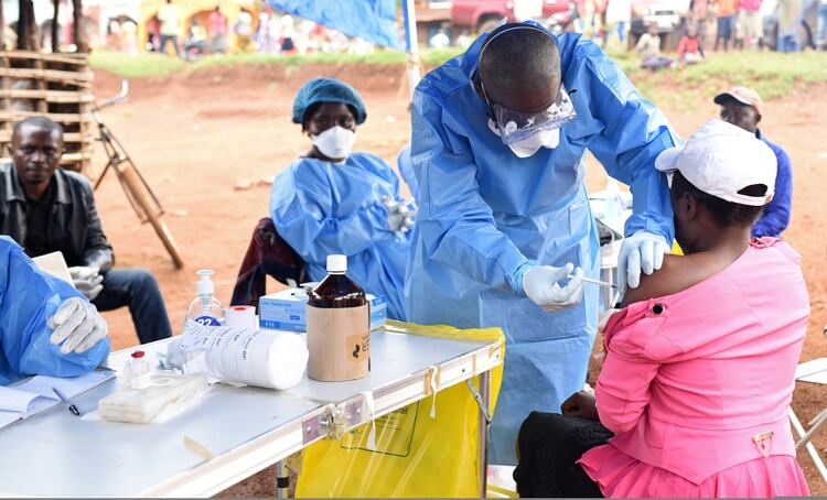 En 2014 el virus del ebola causó un brote en tres países de África occidental, con casi 30.000 casos y más de 11.000 muertes. (REUTERS/Olivia Acland)