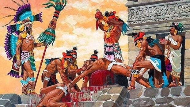 Sacrificios humanos y antropofagia eran una práctica cotidiana en el Imperio Azteca