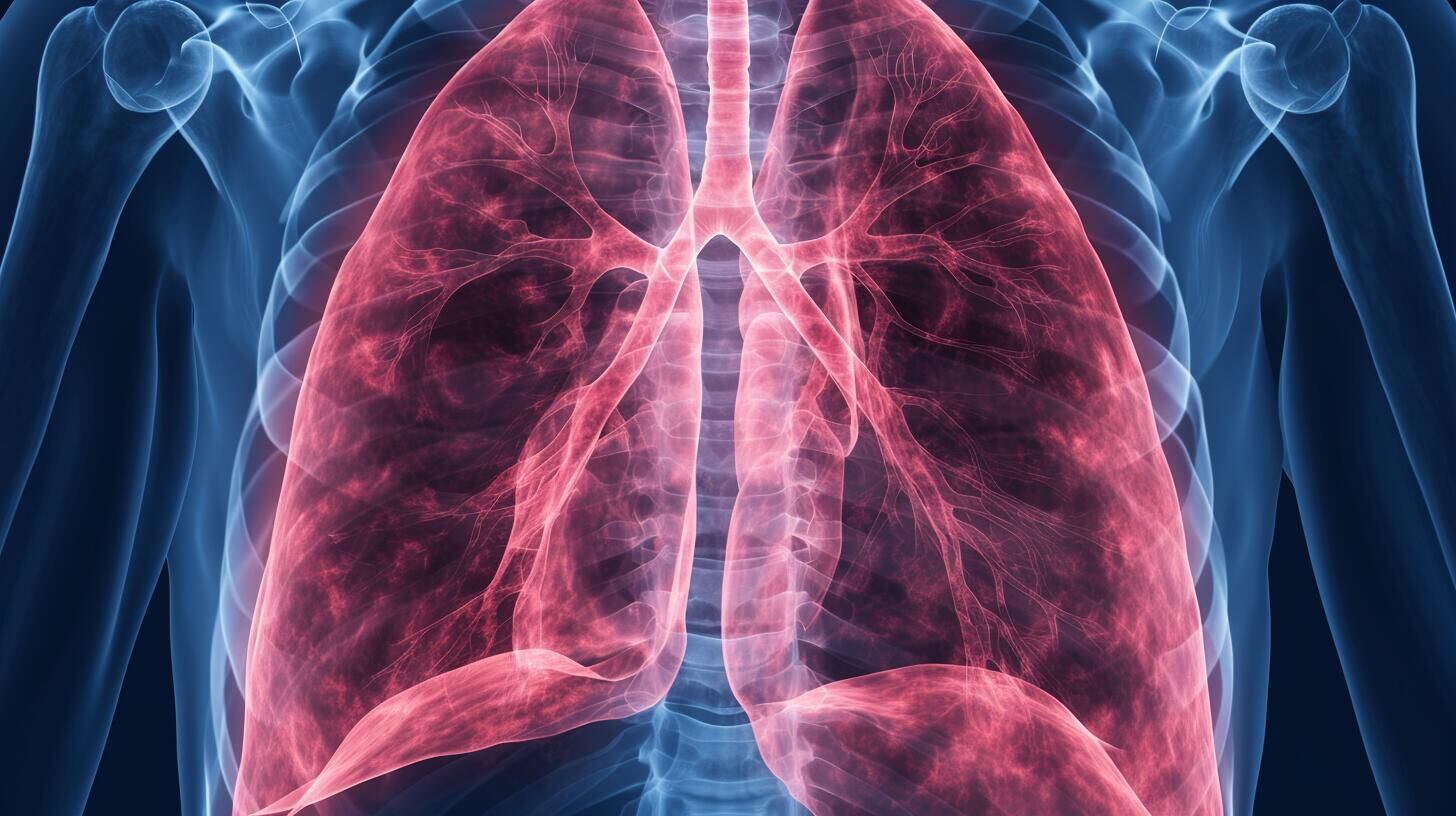 Imagen de una radiografía mostrando pulmones resaltados, evidenciando el daño causado por el tabaquismo. La fotografía sirve como una herramienta educativa en el campo de la medicina para ilustrar los efectos del fumar en las vías respiratorias y la importancia del cuidado pulmonar. Hace énfasis en la prevención y tratamiento de enfermedades como la EPOC, destacando la necesidad de promover hábitos saludables para una mejor calidad de vida. (Imagen ilustrativa Infobae)