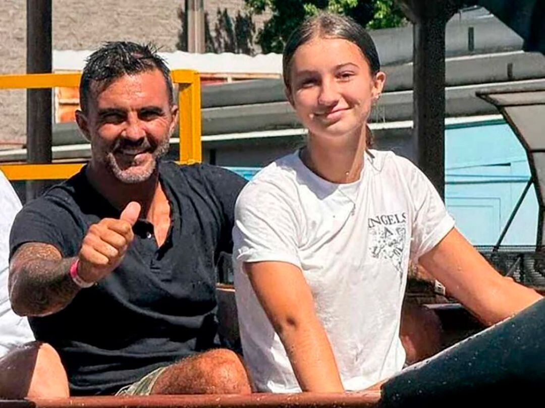 Las fotos de la salida de Indiana, Allegra y Sienna Cubero con su papá y Mica Viciconte: diversión en familia