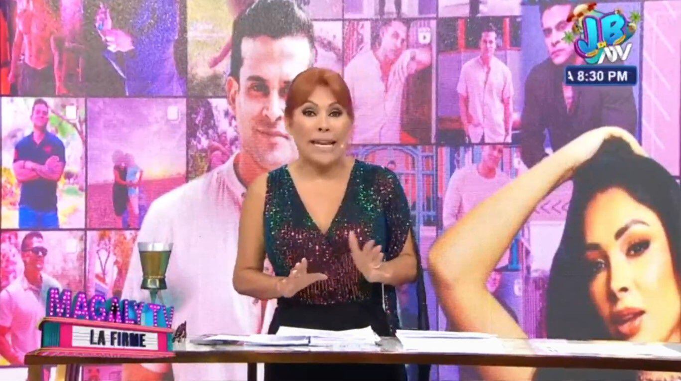 Christian Domínguez también borra todas sus fotos con Pamela Franco de las redes sociales. (Captura: Magaly TV La Firme)