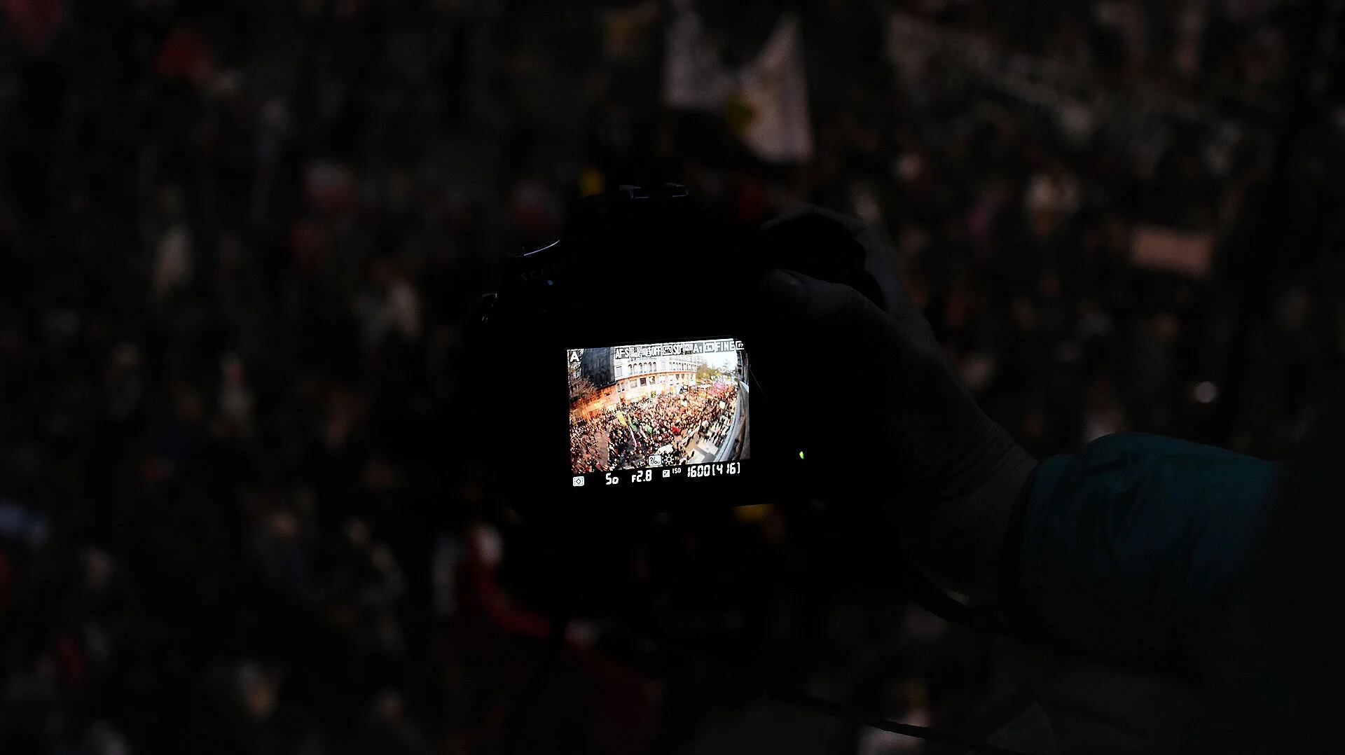 Las organizadoras, que aseguraron que 150 mil personas participaron de la marcha, destacaron el éxito de la convocatoria (Nicolás Stulberg)