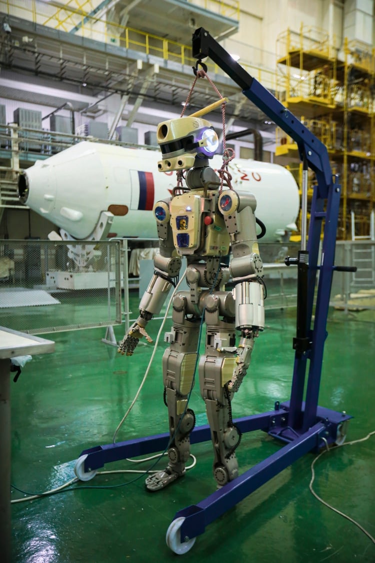 El robot humanoide Fedor (AP)