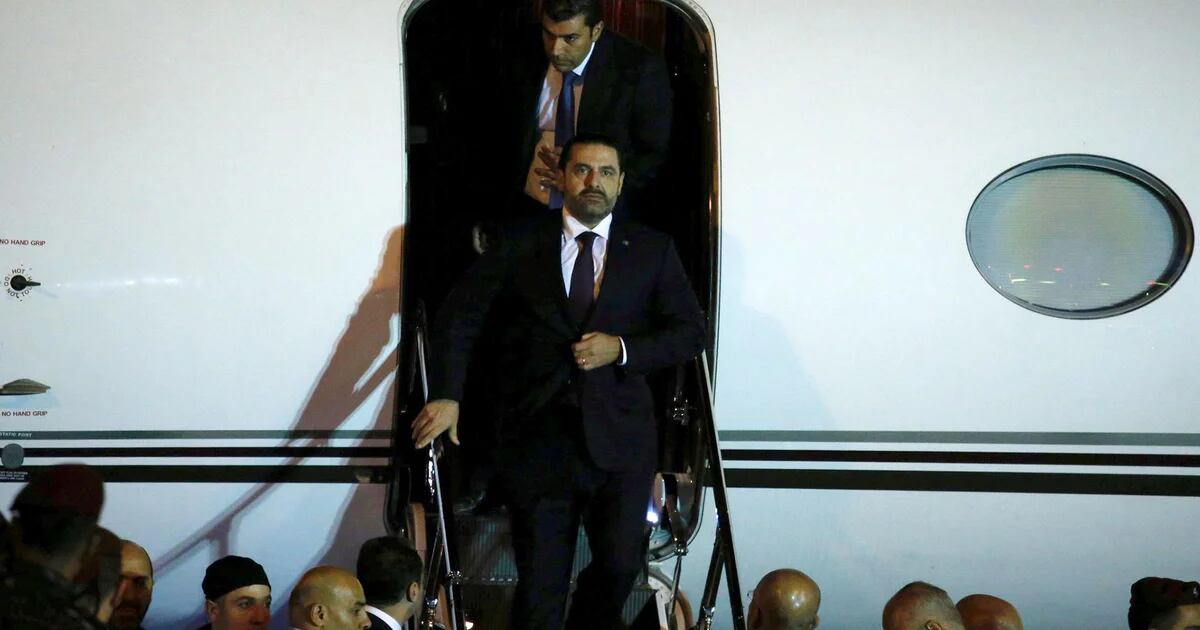 El Ex Premier Libanés Saad Hariri Regresó A Beirut En Medio De Una Tensa Crisis Política Por Su