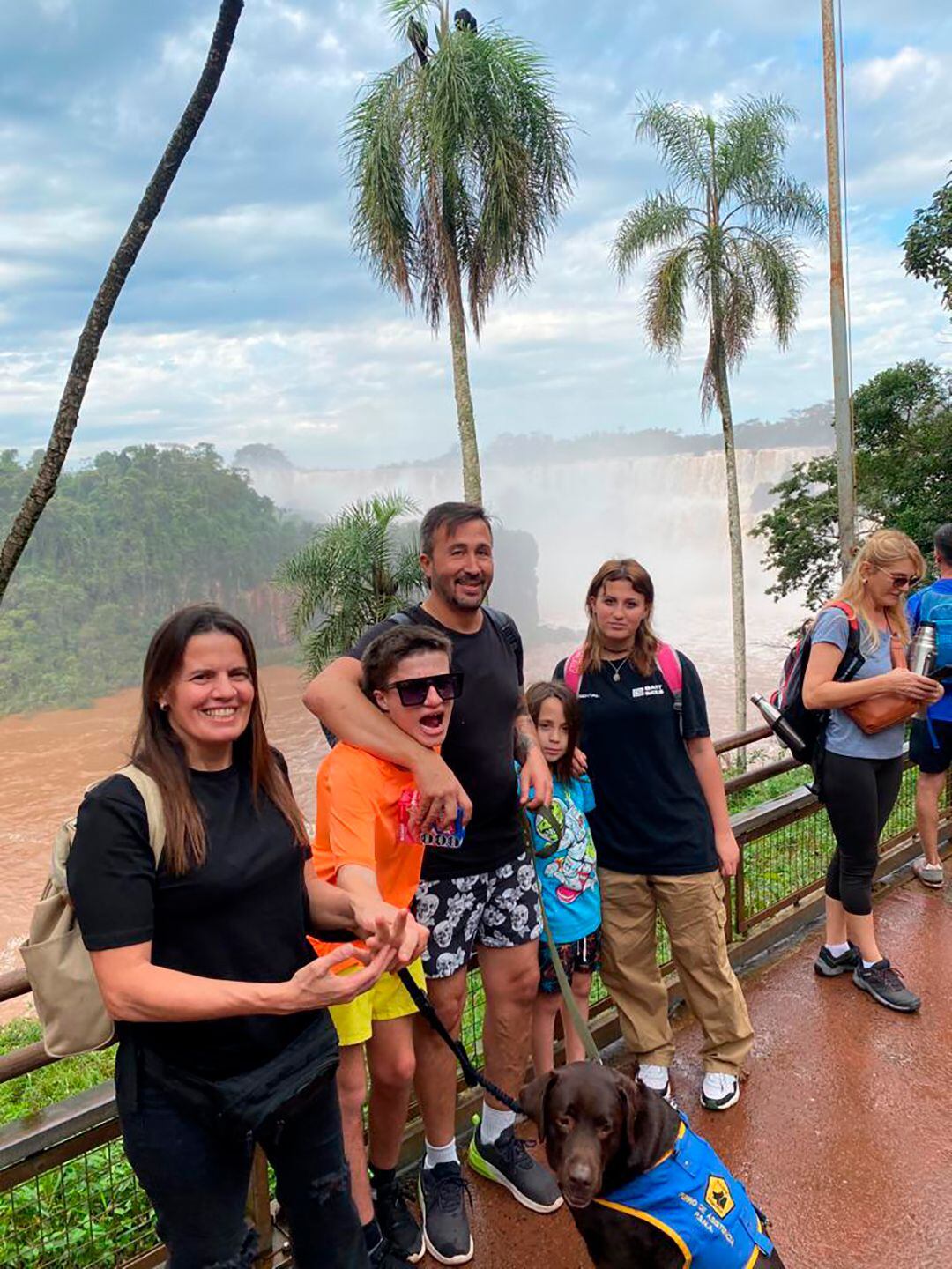 Cataratas y el viaje de la familia Anello que se complicó