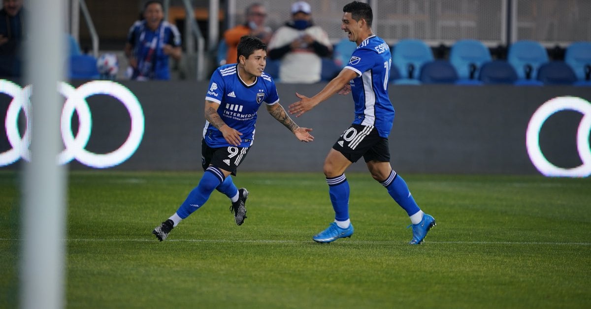 Chovis Lopez’s goal that opened the San Jose Earthquakes victory over DC United