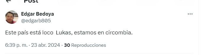 Usuario de X responde en publicación del ministro del Interior sobre retiro espiritual del gabinete - crédito @edgarb805